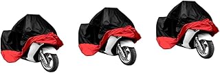 3 Pçs Proteção UV Respirável Capa De Motocicleta Ao Ar Livre Indoor Capa De Motocicleta Proteção Solar Capa De Motocicleta Capa De Respirável Acessórios Universal 210D
