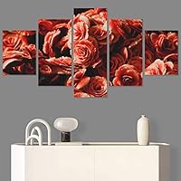 SIGNWIN 5 Panel Canvas Wall Art Modern Art for Home Decorations Ready to Hang - 60