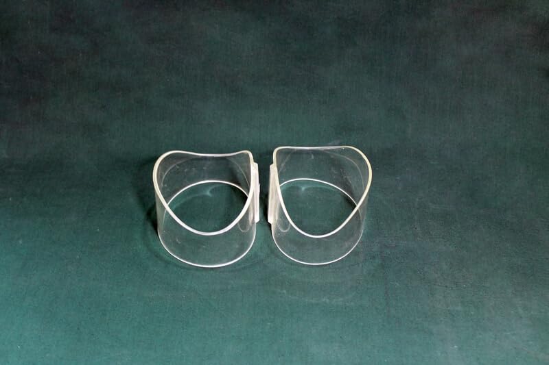 Image of Janu Basti Therapy Module - 2 Pcs (1 Pair) | Transparent Acrylic, Standard Size Ayurvedic Panchkarma Instrument for Knee Therapy