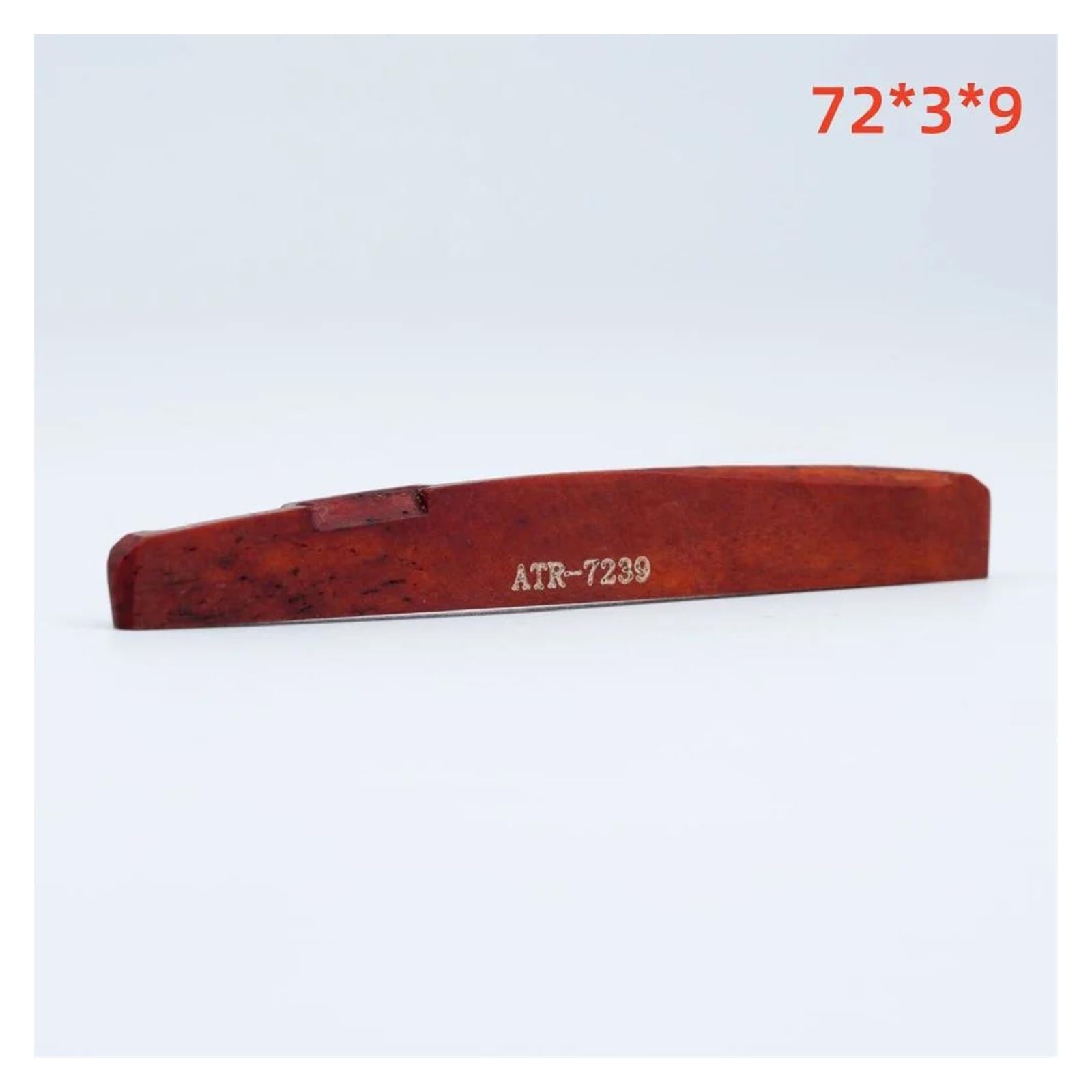 Parti Di Strumenti A Corda Per Chitarra In Osso Rosso Non Scanalati Sostituzione Del Capotasto Per Chitarra | Questo dado in osso offre un suono ricco e chiaro con un eccellente sustain(4369)