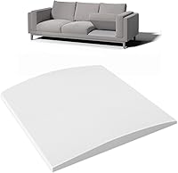 Vista 11 de Soporte de cojín de sofá para asiento caído, 20 x 20 pulgadas, tablero de soporte de cojín de espuma curvada de alta densidad, soporte de sofá