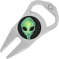 Vista 1 de NewCharms Alien Golf Ball Marker Divot Herramienta de reparación Abrebotellas