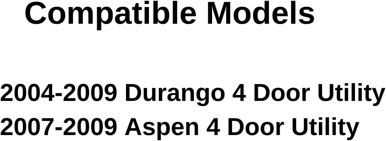 Driver Left Side Front Door Window Door Glass Compatible with Dodge Durango/Chrysler Aspen 2004-2009 Models