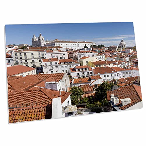3dRose Desk Pad Alfama Lisboa 58x40 cm