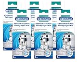 Dr. Beckmann Kaffeemaschinen Reinigungs-Tabs | entfernen Kaffeefett und -öl | mit Aktiv-Sauerstoff, 6er Pack (6x 6 Tabs)