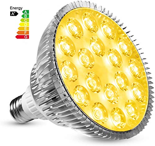 Grow Light Bulb,54W LED Plant Light Bulb Full Spectrum Grow Lights for Indoor