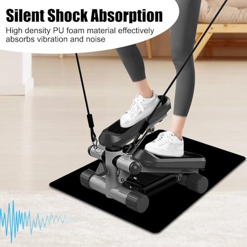 Alfombrilla antivibración para bicicleta elíptica y cinta de correr de 60x43 cm 8
