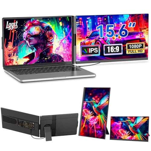 Amazon.co.jp: 【2026新型】デュアルモバイルモニター 15.6インチ FHD 