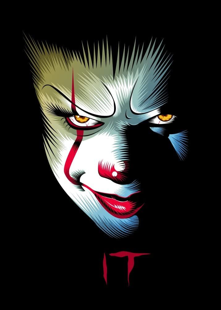 IT Classic Pennywise Men's Black Graphic Tee