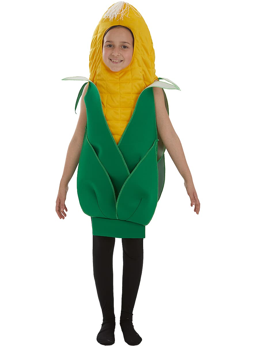 Funidelia | Corn on the Cob Costume for boys and girls Food, Drink, Funny - Costume for kids accessory fancy dress & props for Halloween, carnival & parties - Yellow