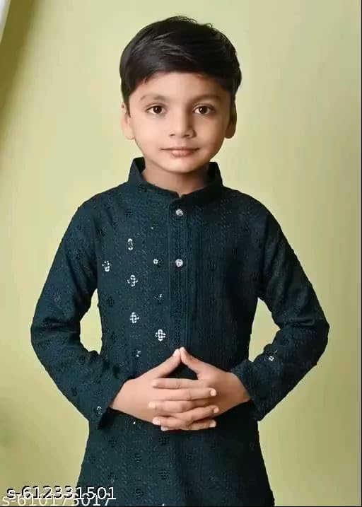 Image of Baby Boys Cotton blend dress for summer season and all seasons ||Tikki punjabi,c