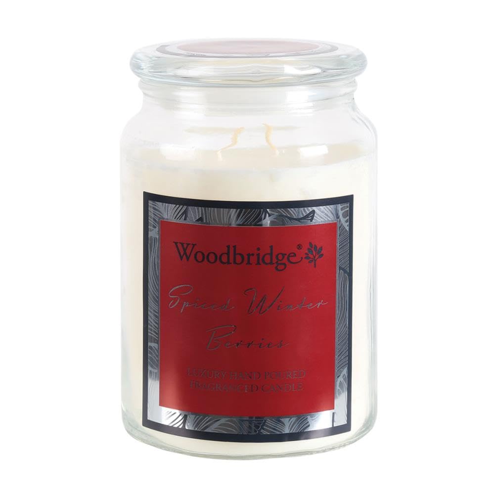 Aroma Accessories Woodbridge Spiced Winter Berries Large Jar Candle