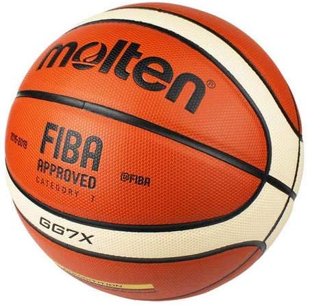 Molten GG7X Tamanho oficial # 7 Couro PU/Treinamento ao ar livre Bola de Basquete Match Ball