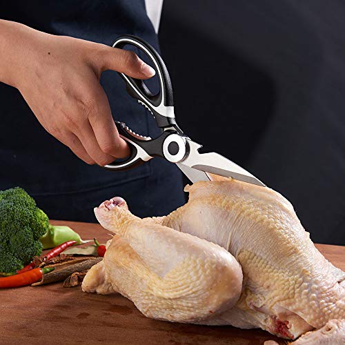 image for ICEKO KN Heavy Duty Kitchen Scissors &Corkscrew Set,Food-Grade Stainle