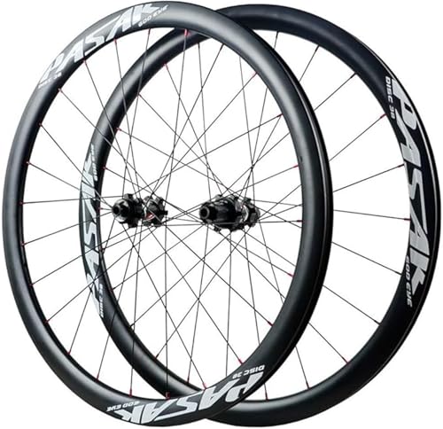 Roues vélo route carbone 700c 50mm disque thru axle course cyclisme roulements scellés hg