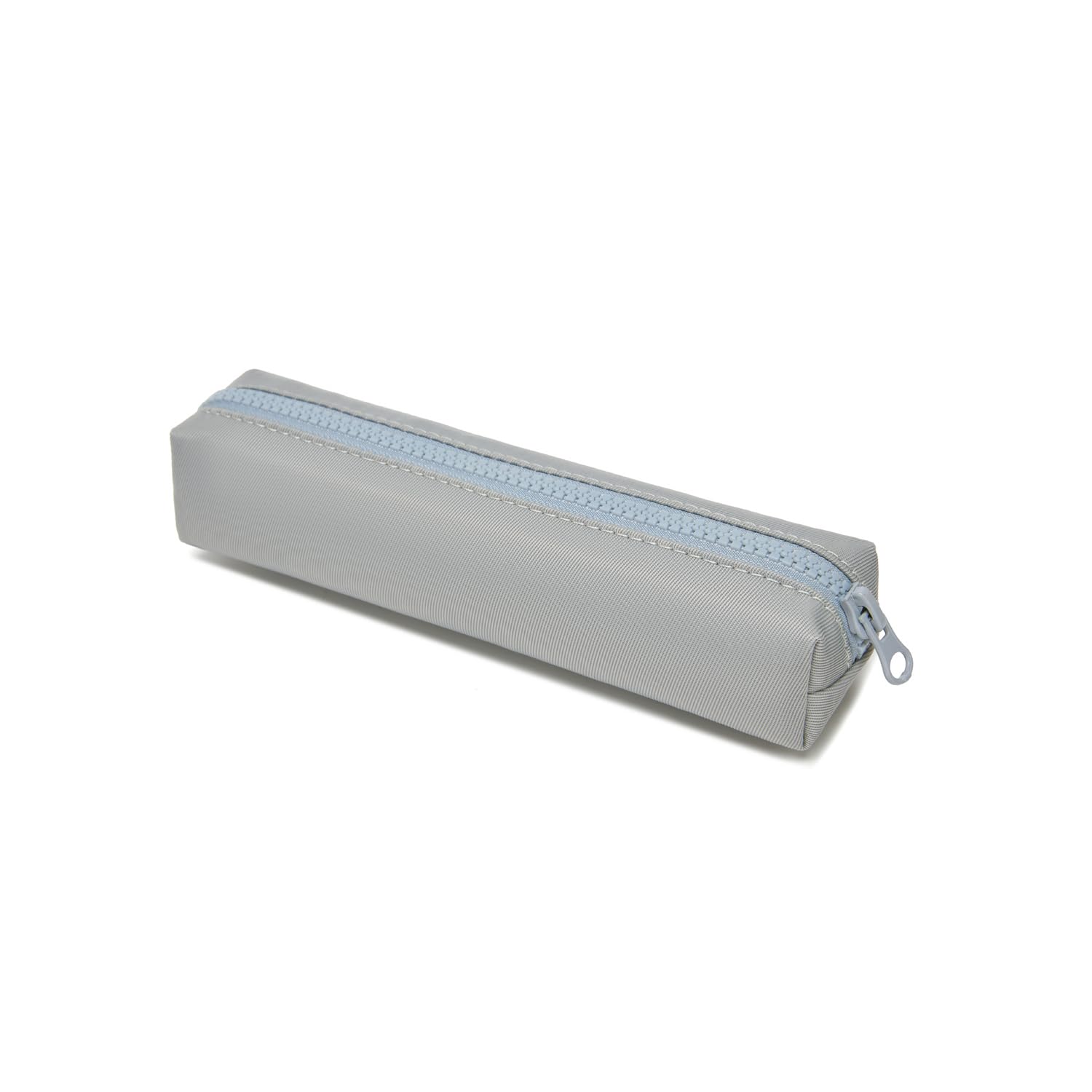 YONBEN Pencil Case Zip Pen Pouch for Everyday Storage (Light Gray, Oxford) — image 1