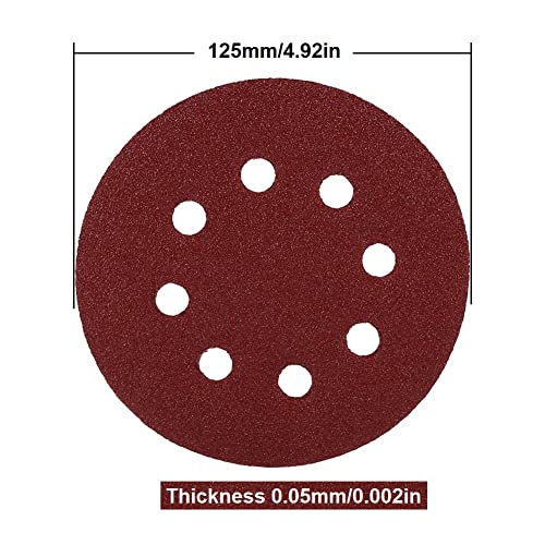 Fafeicy 10 Pezzi Dischi Abrasivi 125 mm / 5 ''
