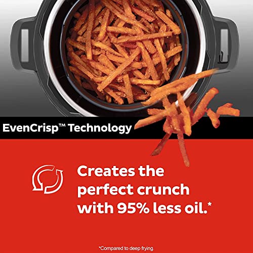 Instant Pot Duo Crisp 11-in-1 7.6 Litre Multi-Lid Electric Pressure Cooker with Air Frying, Steaming, Slow Cooking, Sauté, Drying and Air Fryer