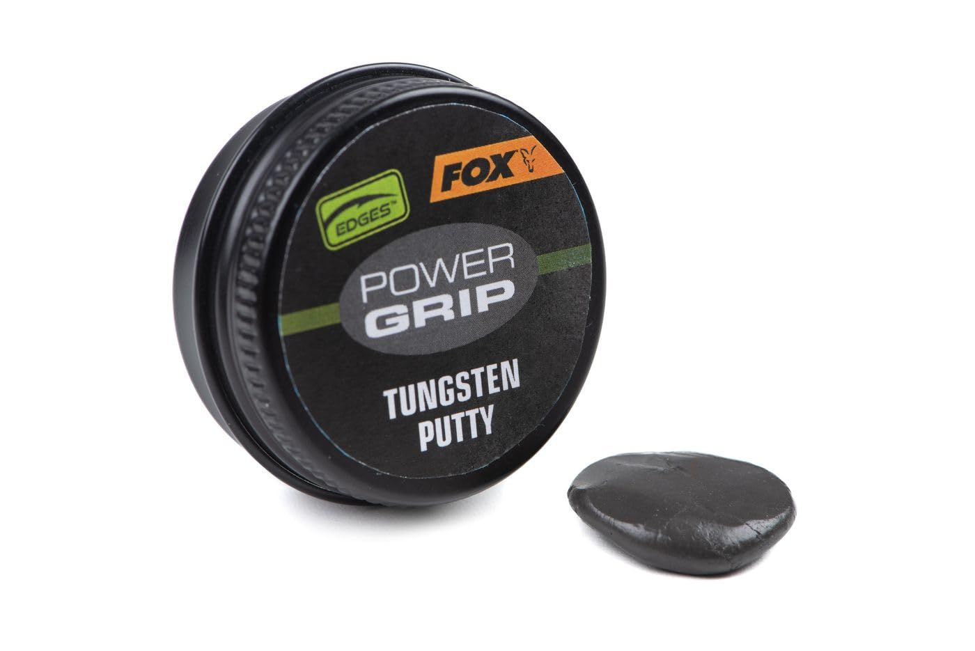Fox Power Grip Tungsten Putty | Carp Fishing Moldable Weight for Pinning Down Hooklink Materials and Balancing Pop-Ups | Non Toxic | Hardens for Extreme Casting | 10g Tin | Code CAC969