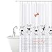 Produktbild Tatkraft Funny Dogs Stoff Duschvorhang mit 12 Ringen 100% Anti-Schimmel wasserdicht 180X180 cm