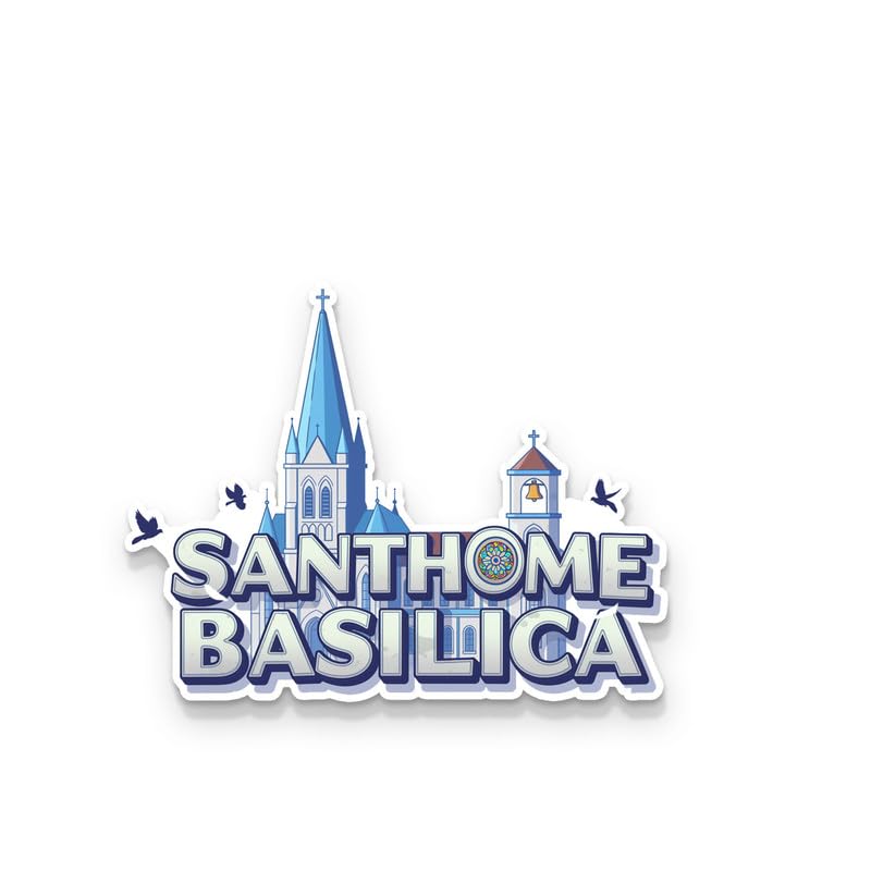 Image of Santhome Fridge Magnets, Glossy Finish, Stylish Magnet for Fridge, Wardrobe & Metal Surfaces