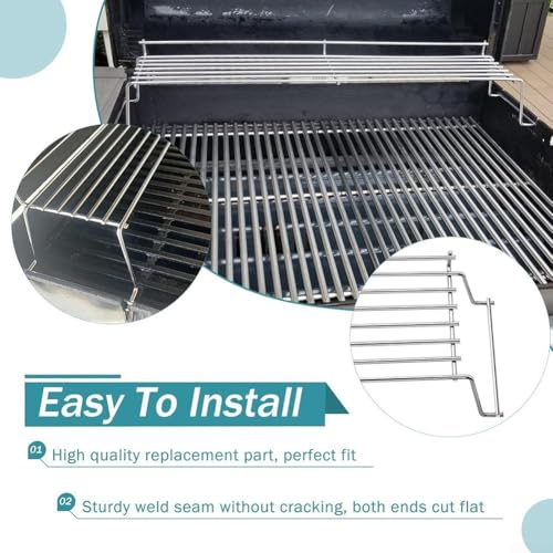 Rejilla de calentamiento Weber Q300 Q320 de acero inoxidable 70x16 cm 5