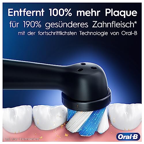 Oral-B iO Series 8 Elektrische Zahnbürste/Electric Toothbrush, 6 Putzmodi für Zahnpflege, Magnet-Technologie, Farbdisplay & Beauty-Tasche, Special Edition, Geschenk Mann/Frau, violet ametrine – Bild 3