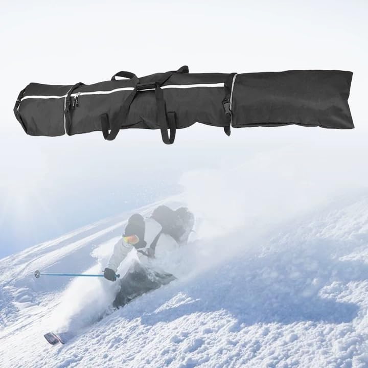 Adatto ai principianti e versatili: questa borsa da sci è leggera, flessibile e pensata. Sia nella vita di tutti i giorni, nelle vacanze sportive invernali o per un weekend, questa borsa da sci imbottita nera offre spazio sufficiente e protezione per la tua attrezzatura.