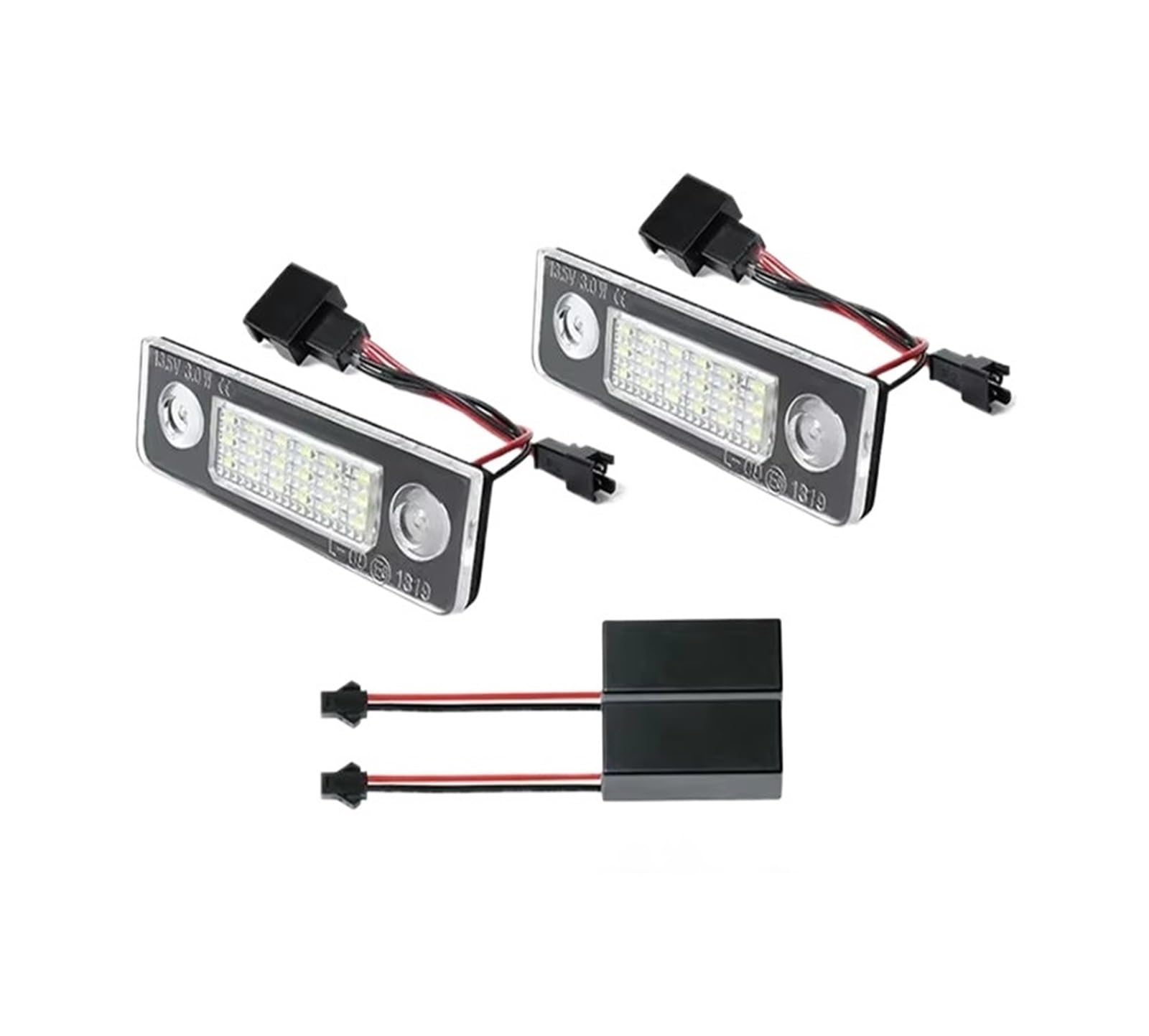 Lámpara matrícula LED para Skoda Octavia 1Z y Roomster 5J con homologación OEM 1Z0943021 5