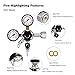 FERRODAY Dual Gauge Co2 Regulator Beer Kegerator Co2 Regulator Beer Keg Dual-stage Kegerator Regulator CGA-320 Beer Regulator Co2 Kegerator Part Beer Keg Regulator Co2 Beer Gas Regulator Beer Tap Tool