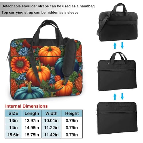Bolso para portátil impermeable 14 pulgadas naranja miniatura 4