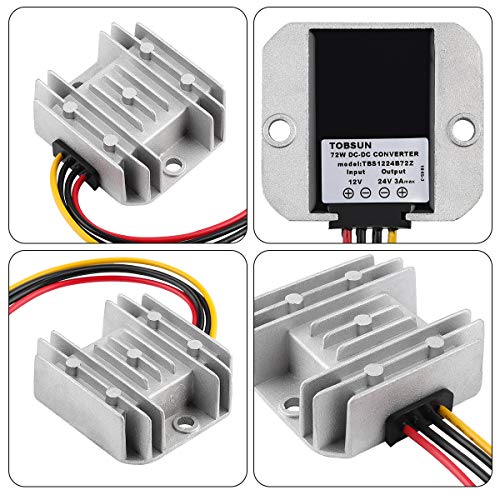 Homelylife TBS1224B072Z Dc 12V Step Up To 24V 3A 72W Voltage Booster Converter Dc Power Converter Waterproof Module Transformer thumb #1