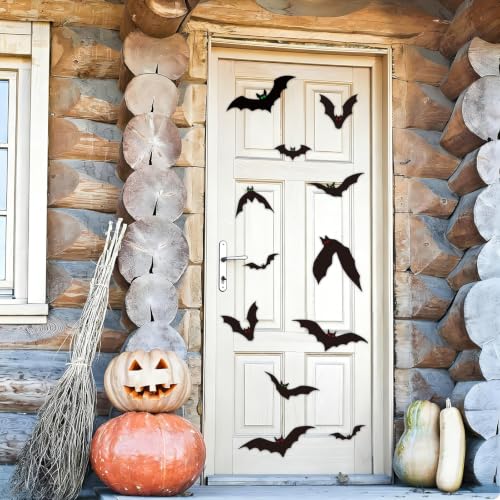 DAZONGE 25PCS Halloween Magnetic Stickers Bat Garage Door Decorations - image 6