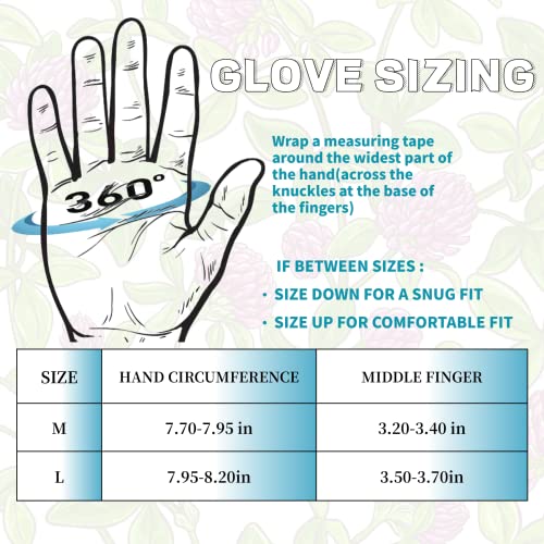 Msupsav Gardening Gloves For Gardening,Synthetic Leather Garden Gloves,Work Gloves With Touch Screen,Light-Duty (2 Pairs Per Pack-Green, Medium) #TOP2