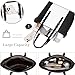 Women Purses and Handbags Tote Shoulder Bag Top Handle Satchel Bags for Ladies (Black/White)