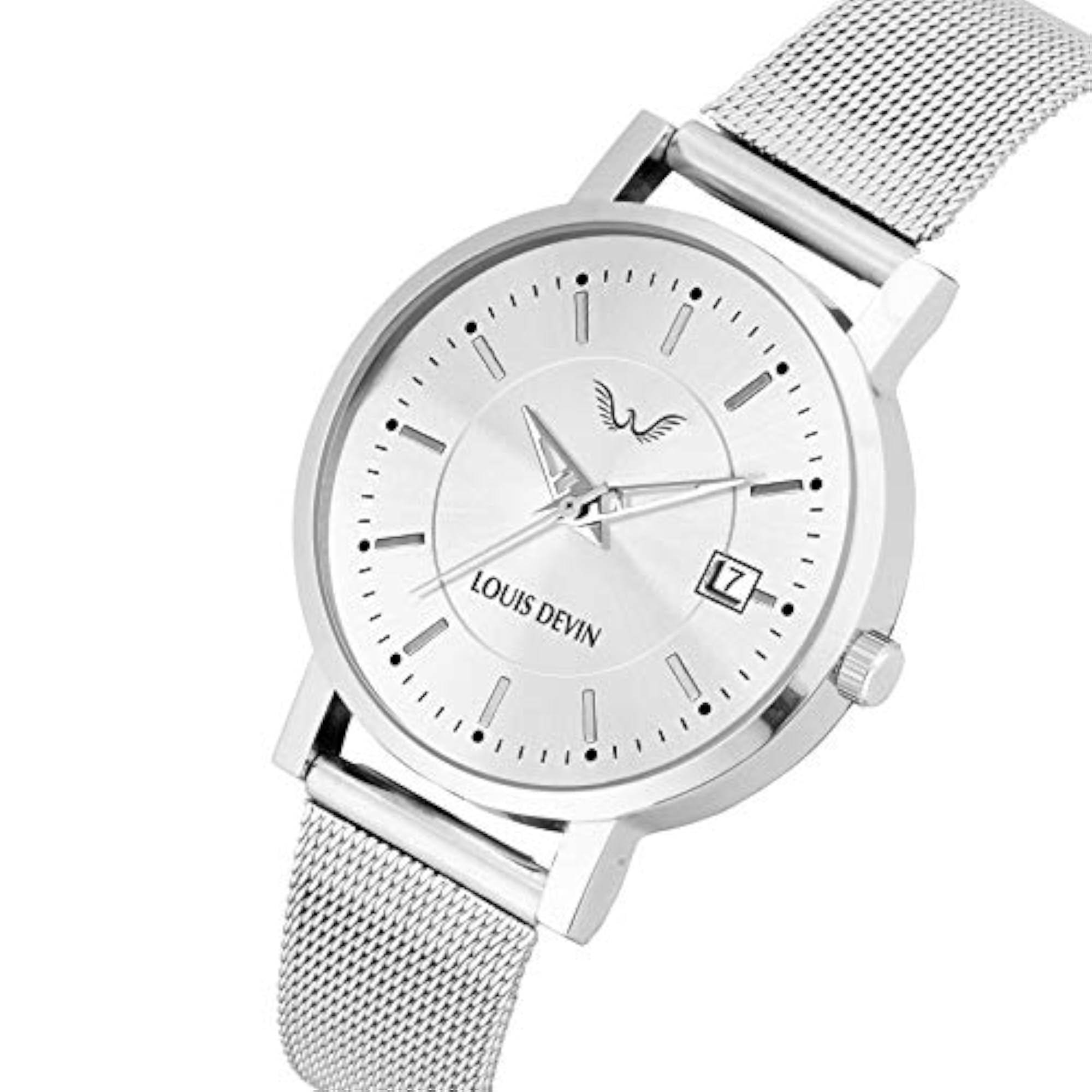 Women's Mesh Type Steel Chain Analog Wrist Watch