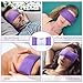 SuzziPad Lavender Eye Pillows for Relaxation with Aromatherapy, Weighted Mask for Sleeping, Hot & Cold Therapy Compress for Dry Eyes, Yoga Meditation Pillow, Purple, 4 Packs