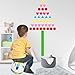 2016 PCS Multi-Shaped Color Coding Stickers 7 Colors 6 Shape Coding Labels Dot Stickers for Toddlers Kid DIY Student Classroom,Office,Etc(Round,Hearts,Stars,Triangle,Square,Rectangle)