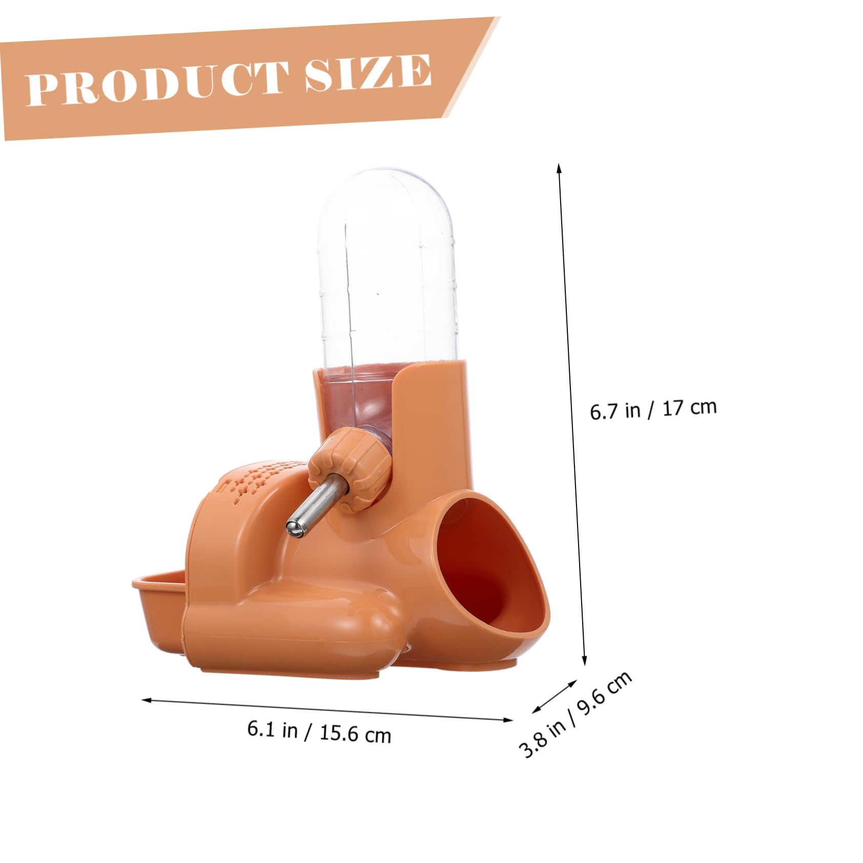 BESPORTBLE 2pezzi Distributore Per Criceti e Conigli Borraccia Antigoccia Abbeveratoio Multi- Facile e Accessorio Per Domestici