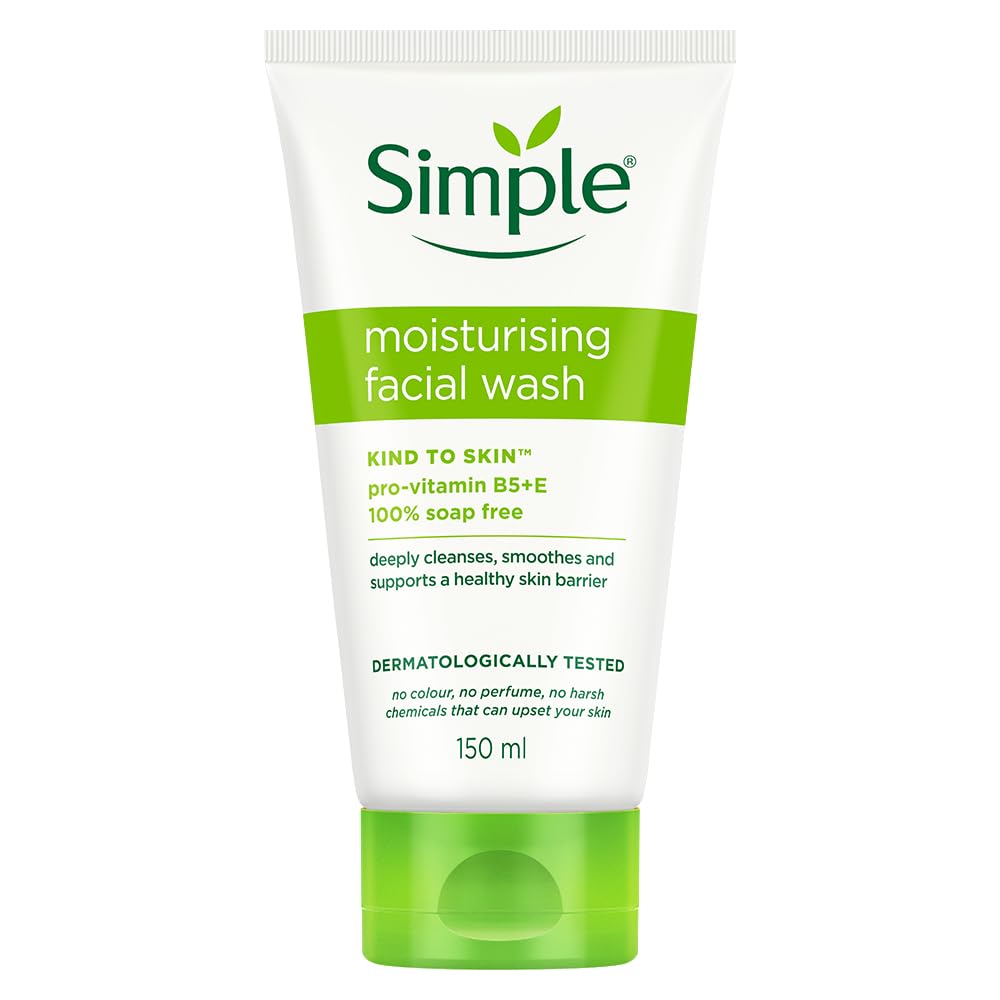Unilever Simple Kind To Skin Moisturising Facial Wash, 150 ml - Image 1