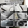 Endhokn Black Leather Repair Kit, 3 Black 2 White Vinyl Repair Kit Fix Scratches Cuts Rips Holes Tears Cracks Leather Filler for Car Seats, Sofa, Jacket, Bags, Purse, Belts, Furniture