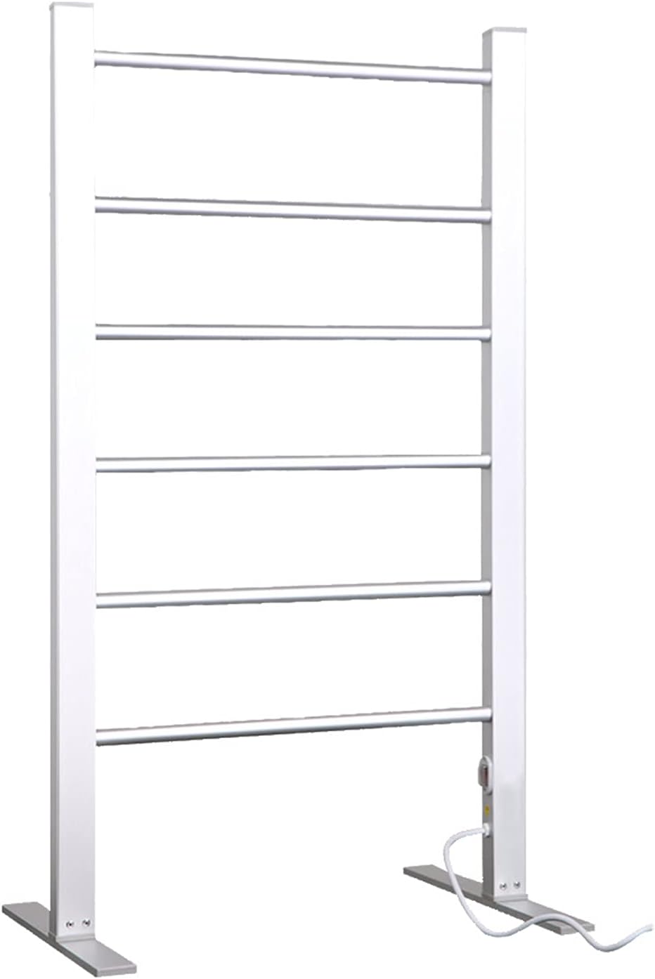 Electric Heated Towel Rack, Intelligent Thermostatic Towel Warmer Drying Rack, Space Aluminum Freestanding and Wall Mounted Home Bathroom Heated Towel Rail Radiator