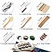 Sushi Making Kit for Beginners, All in One Sushi Maker Set with Sushi Mats Bamboo Roller, Sushi Bazooka, Chopsticks, Paddle, Spreader, Sushi Knife, Chopsticks Holder, TIMDAM Sushi Kit for Home