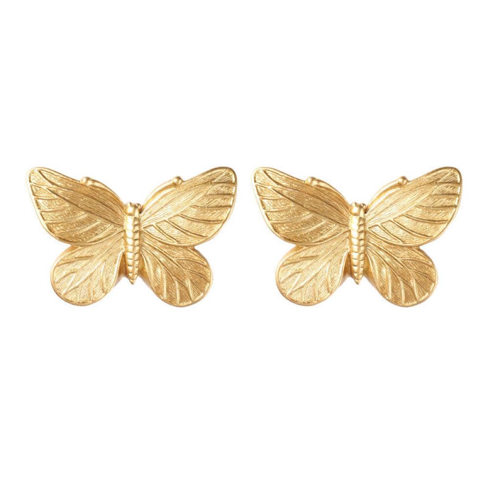 Embrasses pour Rideaux, Lot de 2 embrasses Papillon for Rideaux, élégantes et décoratives for l'extérieur(Golden)
