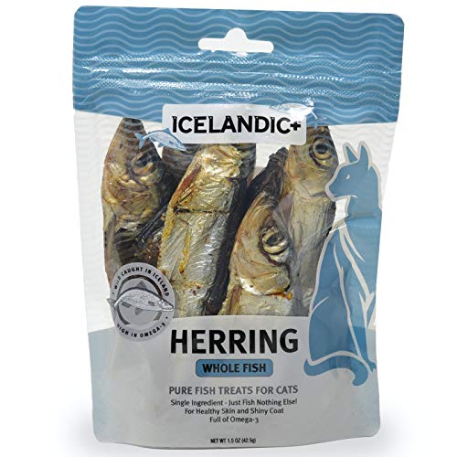 Icelandic+| All-Natural Cat Treats| Whole Fish Herring, 1.5 oz., Grey - Image 2