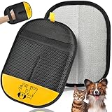 Boduoyejieyi Pet Hair Removal Glove – Electrostatic Grooming Mitt for Dogs & Cats, Gentle Deshedding & Fur Removal Tool for Pets, Furniture, Car Seats, Clothing & Sofas, Reusable & Easy to Clean