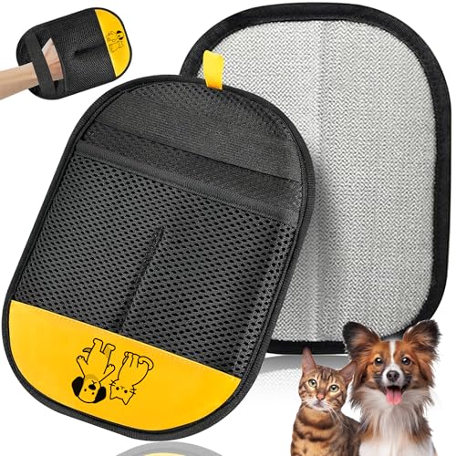 Boduoyejieyi Pet Hair Removal Glove – Electrostatic Grooming Mitt for Dogs & Cats, Gentle Deshedding & Fur Removal Tool for Pets, Furniture, Car Seats, Clothing & Sofas, Reusable & Easy to Clean