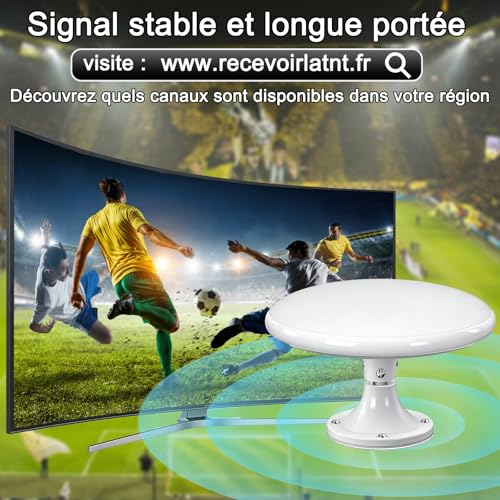 Antenne reception omnidirectionnelle 360 pour fourgon et van HD