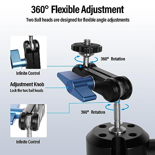 Support à ventouse SIRUI avec bras magique orientable à 360° pour DJI Action et caméra
