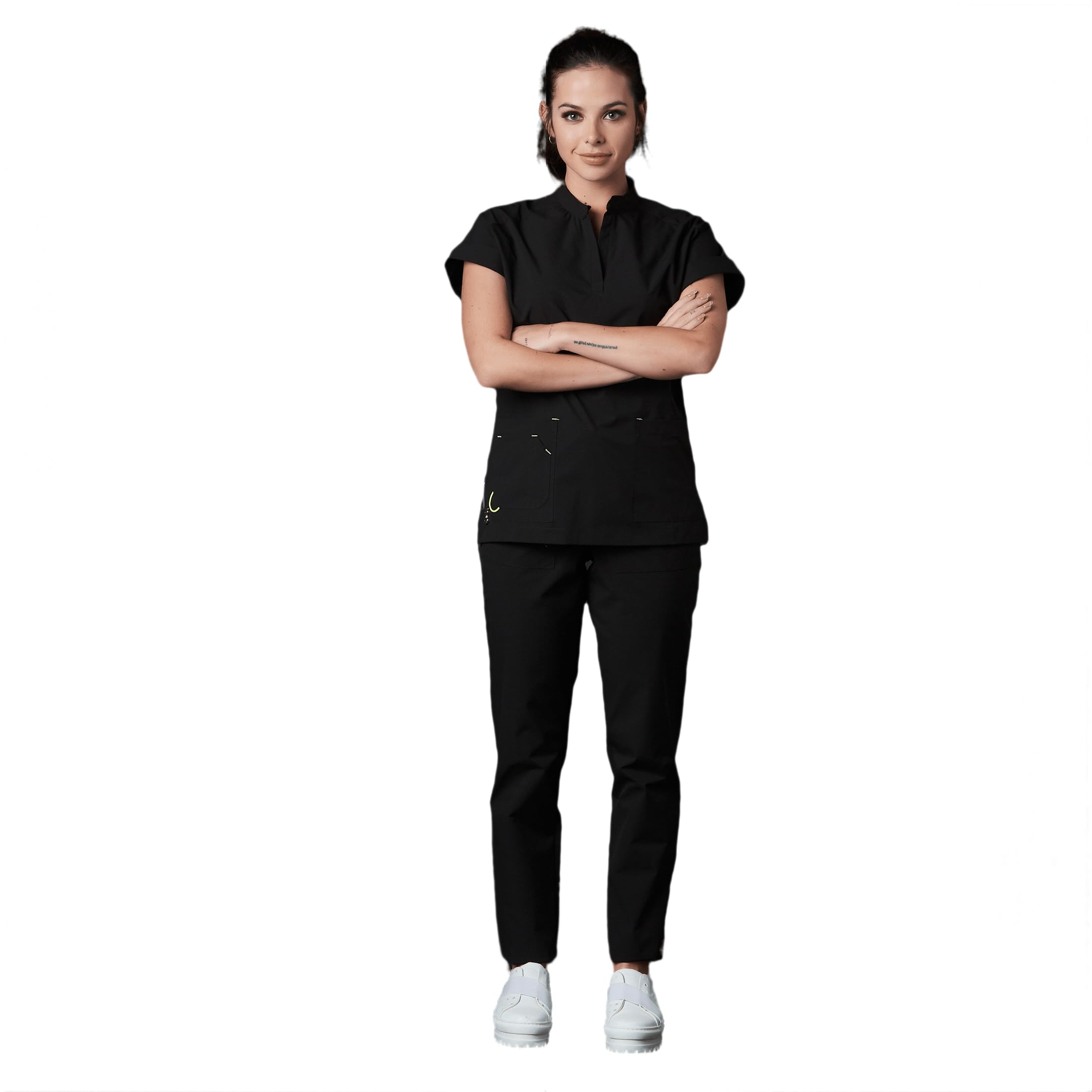 GALLANTDALE Phantom Zestaw Sanitarny Kobiety Stretch Premium Odstraszający Odporny Ultraflex Piżama Uniform Odzież Robocza Lekarz Weterynarii
